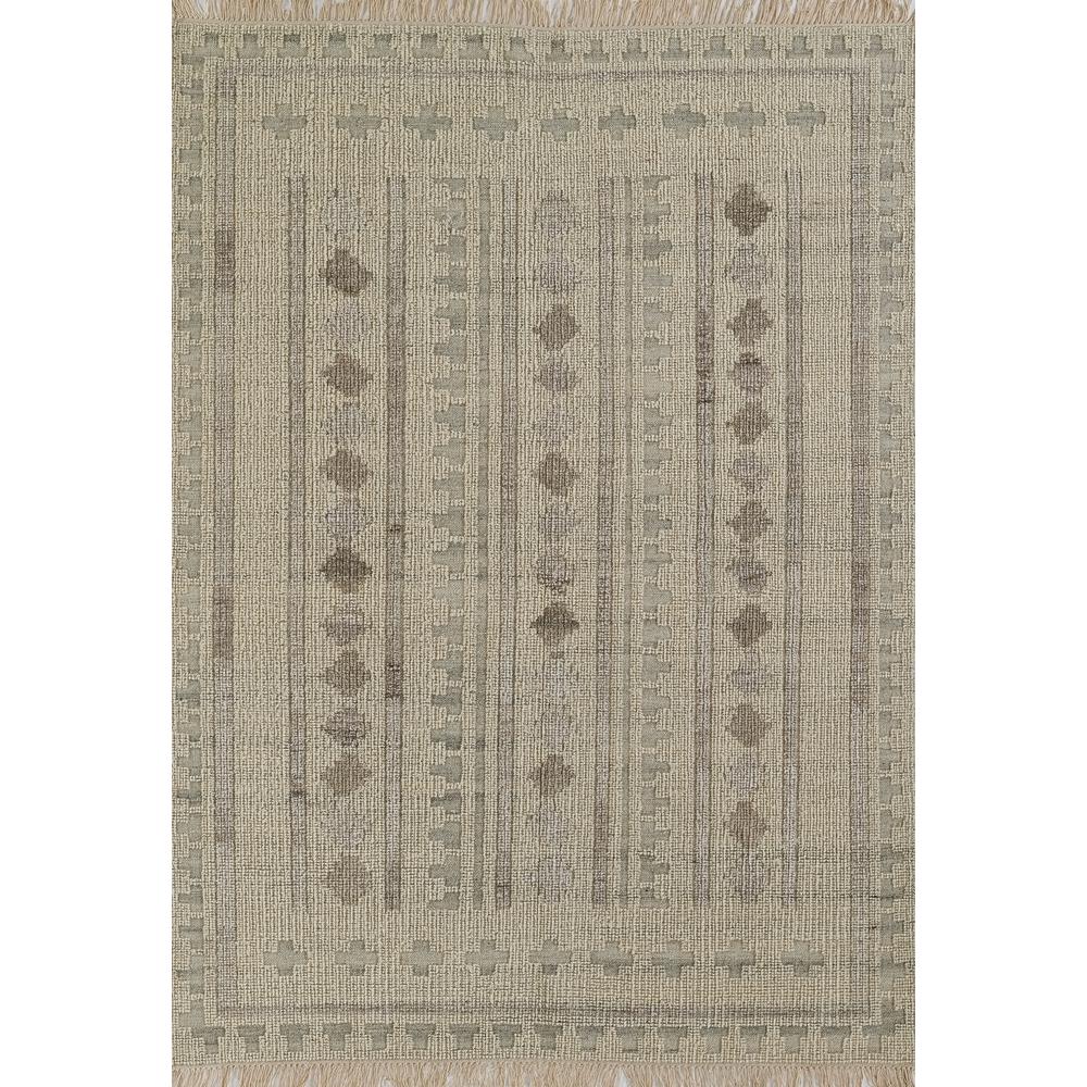 Traditional Rectangle Area Rug, Ivory, 2' X 3'. Picture 1