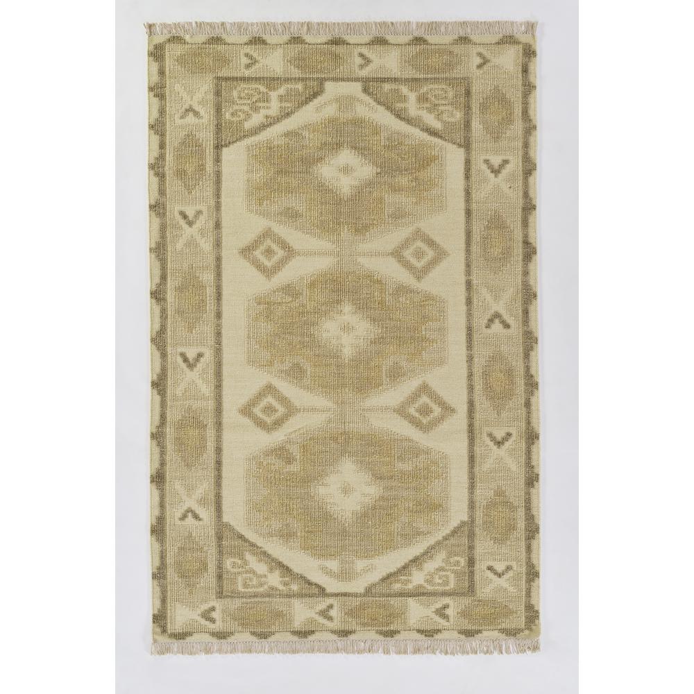 Traditional Rectangle Area Rug, Natural, 2' X 3'. Picture 1