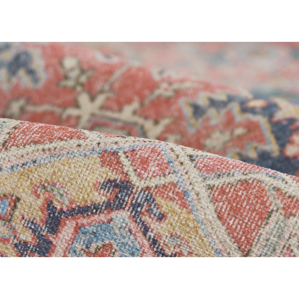 Traditional Runner Area Rug, Navy, 2'3" X 7'6" Runner. Picture 4