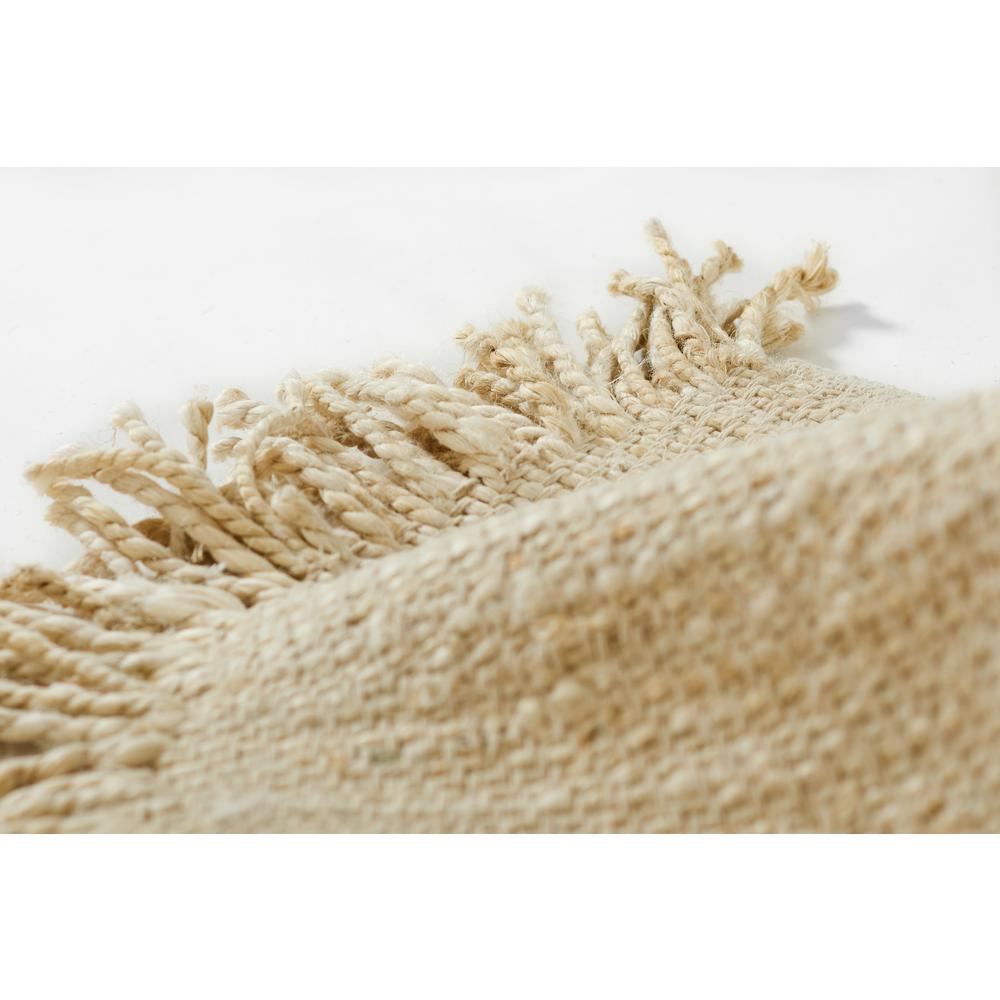 Contemporary Rectangle Area Rug, Ivory, 3' X 5'. Picture 10