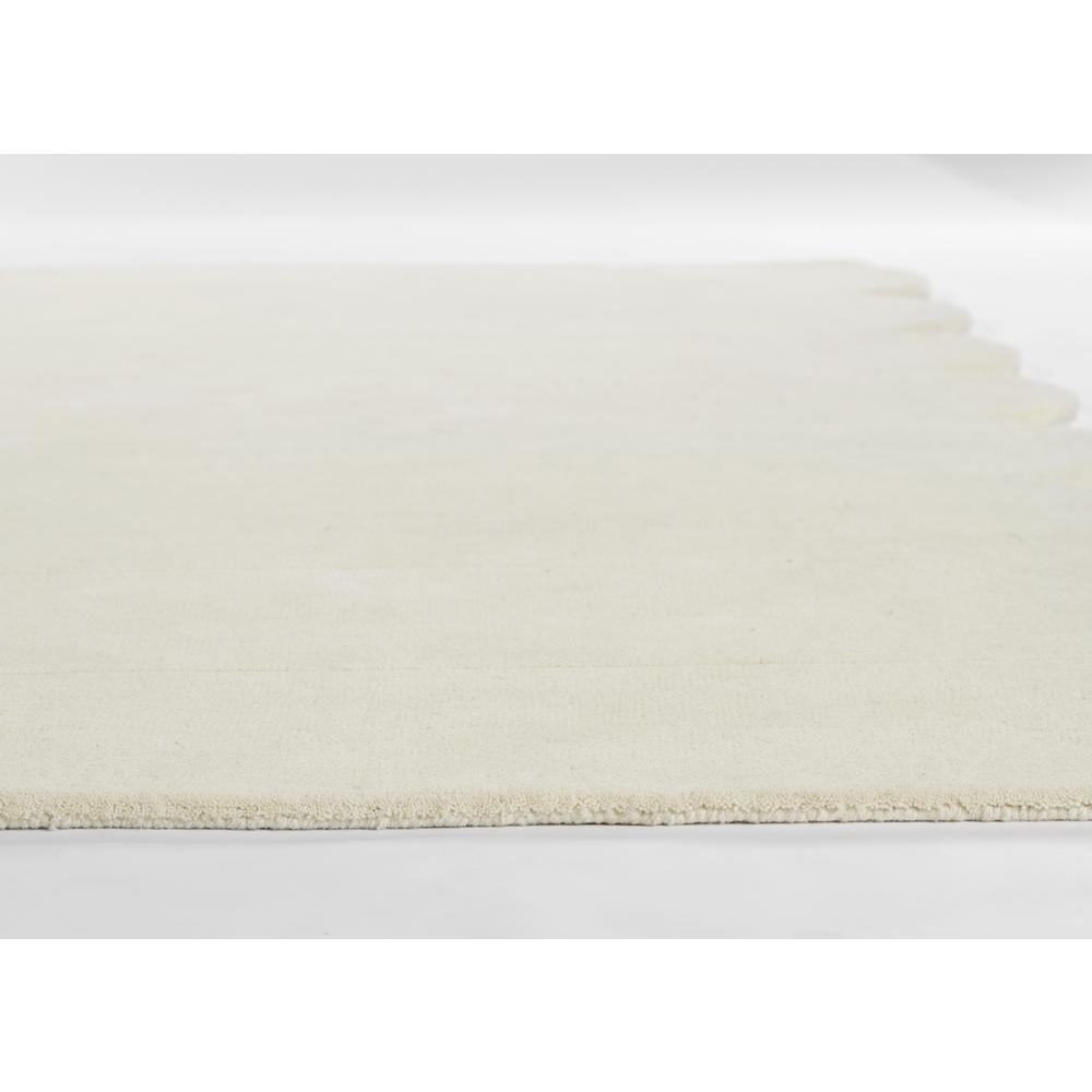Contemporary Rectangle Area Rug, Ivory, 5' X 8'. Picture 6