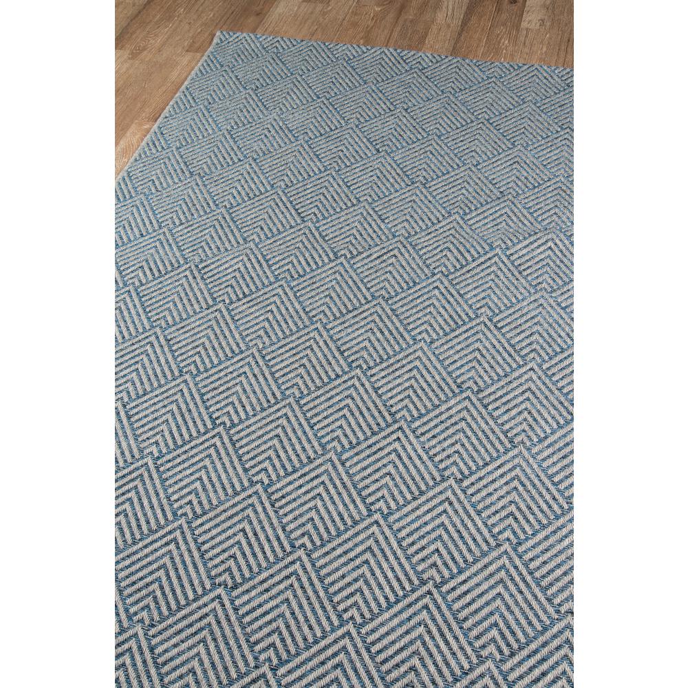 Contemporary Runner Area Rug, Blue, 2' X 6' Runner. Picture 2