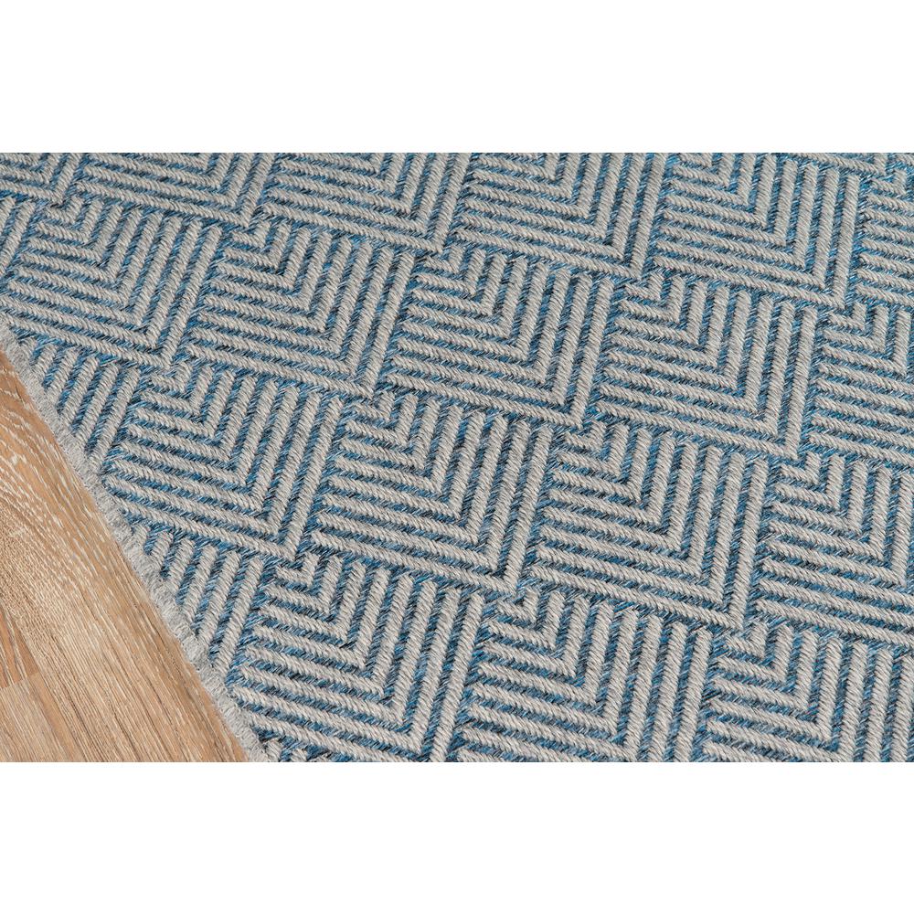 Contemporary Runner Area Rug, Blue, 2' X 6' Runner. Picture 3