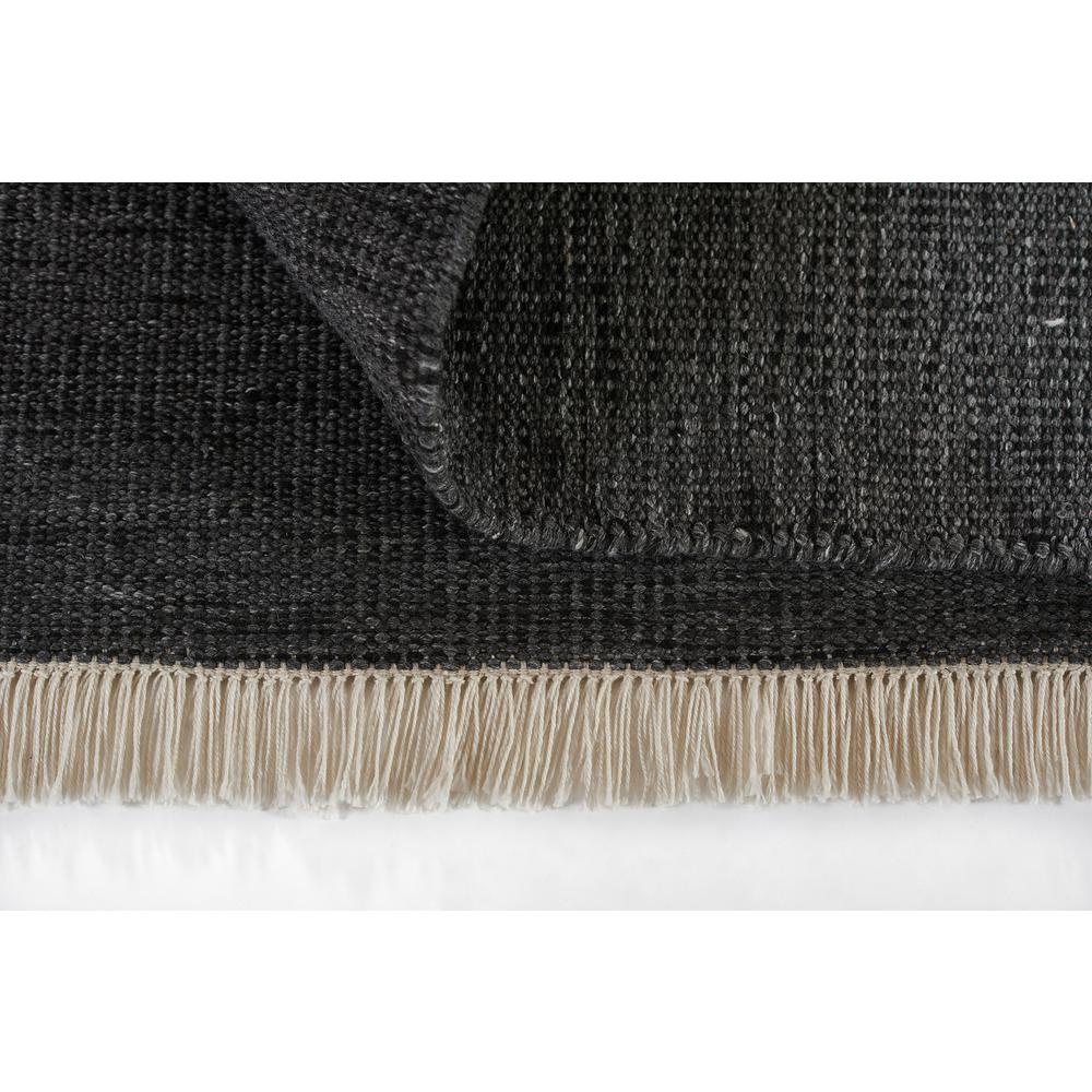 Contemporary Rectangle Area Rug, Charcoal, 10' X 14'. Picture 9