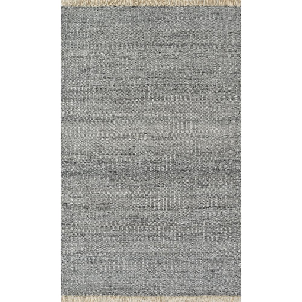 Contemporary Rectangle Area Rug, Silver, 10' X 14'. Picture 1
