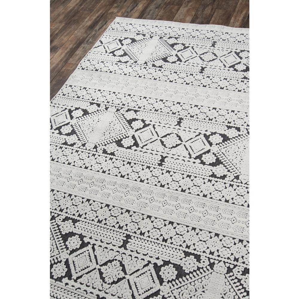 Traditional Runner Area Rug, Charcoal, 2'3" X 7'6" Runner. Picture 2