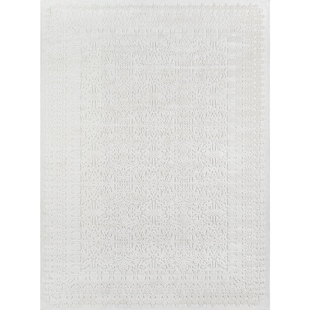 Traditional Runner Area Rug, Ivory, 2'3" X 7'6" Runner. Picture 1