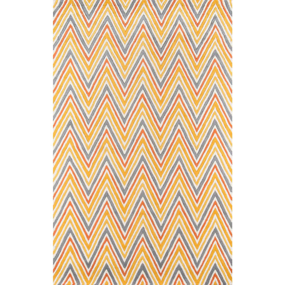 Contemporary Rectangle Area Rug, Red, 3'6" X 5'6". Picture 1