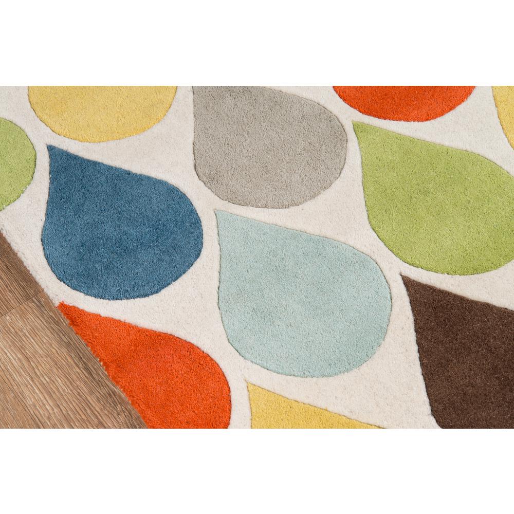 Contemporary Rectangle Area Rug, Multi, 3'6" X 5'6". Picture 3