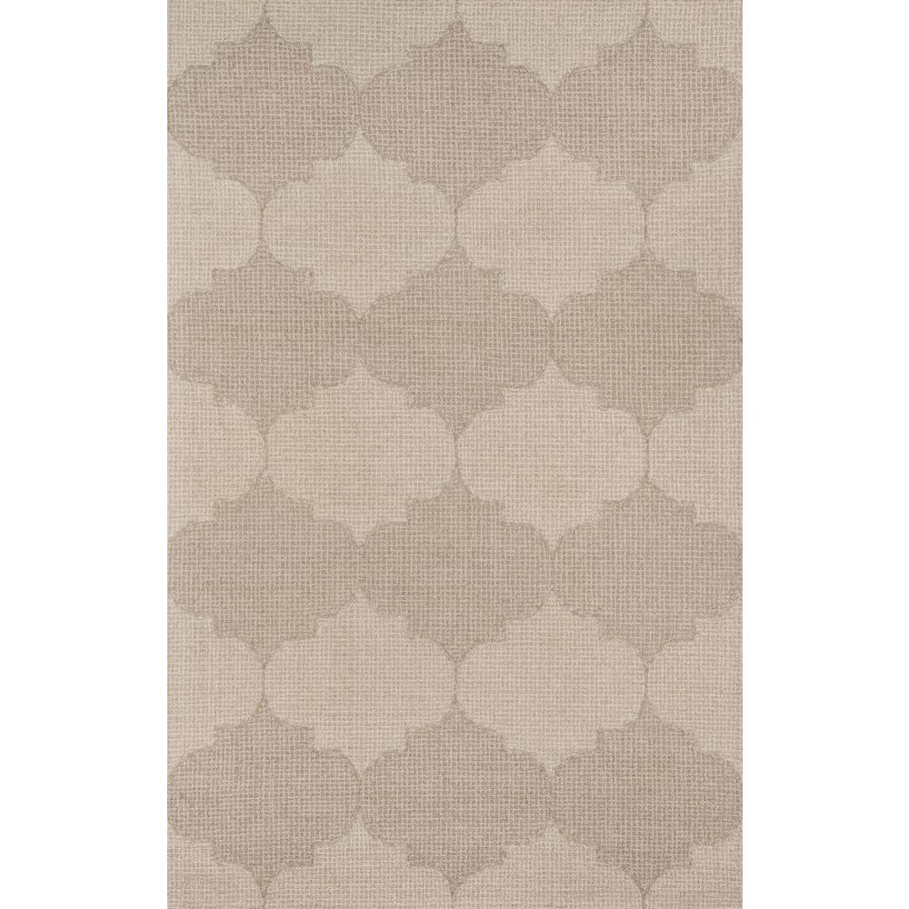 Contemporary Rectangle Area Rug, Beige, 3'6" X 5'6". Picture 1