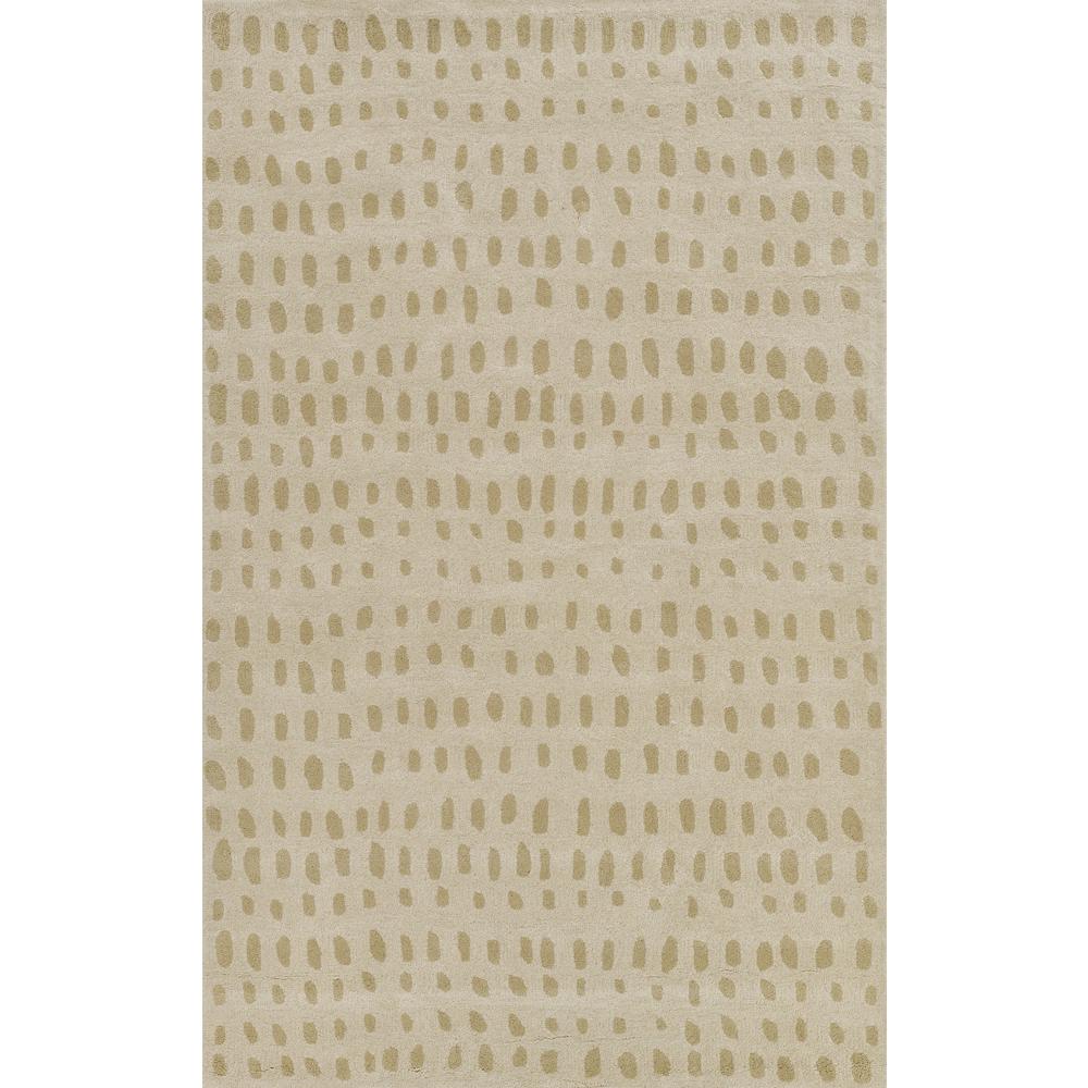 Contemporary Rectangle Area Rug, Beige, 3'6" X 5'6". Picture 1