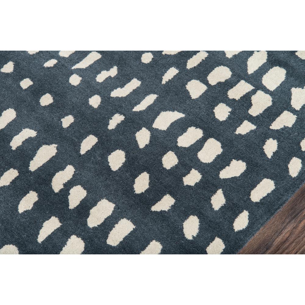 Contemporary Rectangle Area Rug, Blue, 3'6" X 5'6". Picture 3