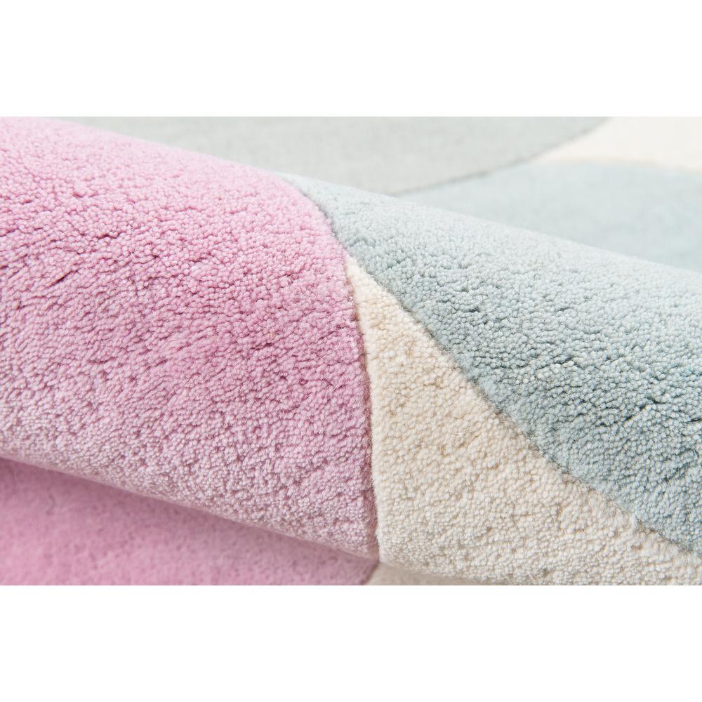 Modern Rectangle Area Rug, Multi, 3'6" X 5'6". Picture 4