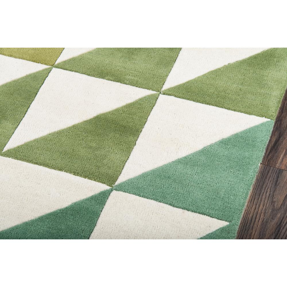 Modern Rectangle Area Rug, Lime, 3'6" X 5'6". Picture 3