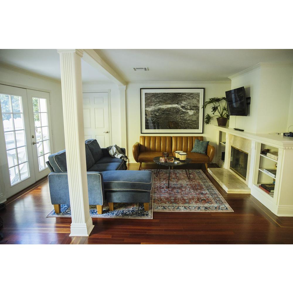 Transitional Rectangle Area Rug, Rust, 2' X 3'. Picture 11