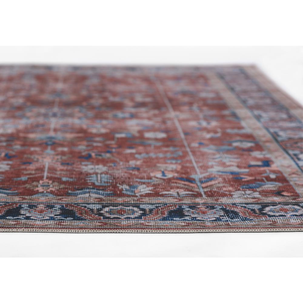 Transitional Rectangle Area Rug, Rust, 2' X 3'. Picture 3