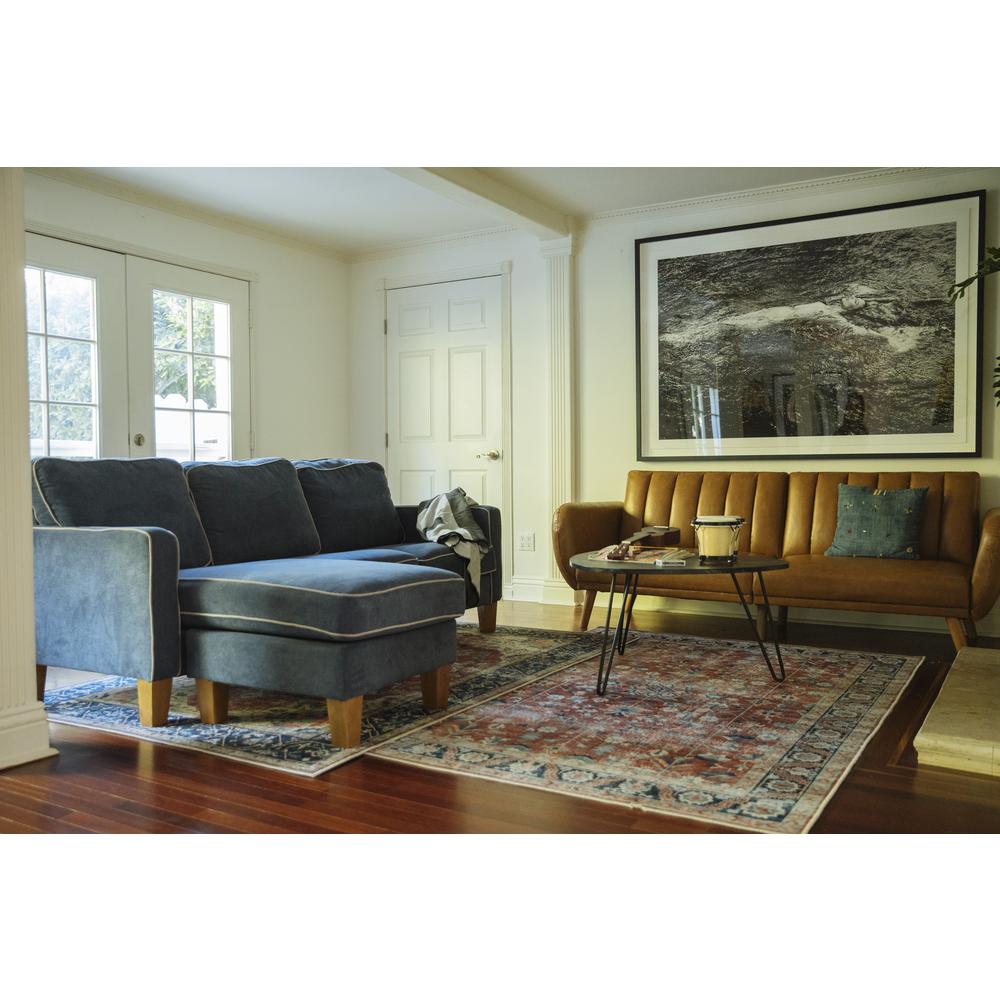 Transitional Rectangle Area Rug, Rust, 2' X 3'. Picture 10