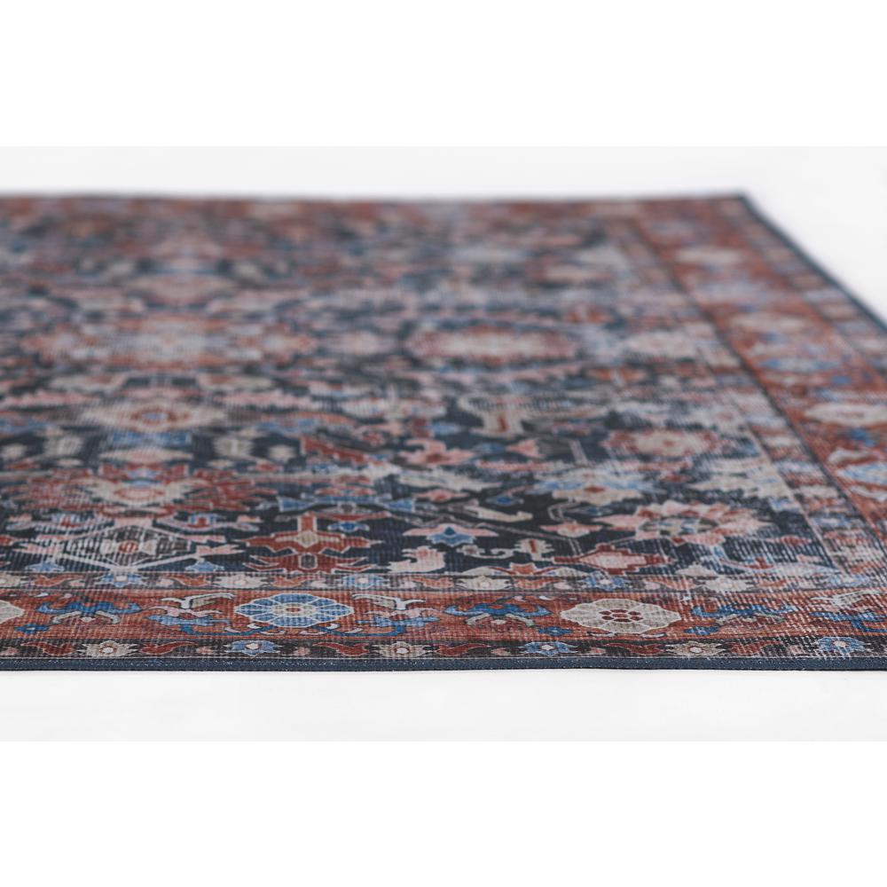 Transitional Rectangle Area Rug, Navy, 2' X 3'. Picture 3