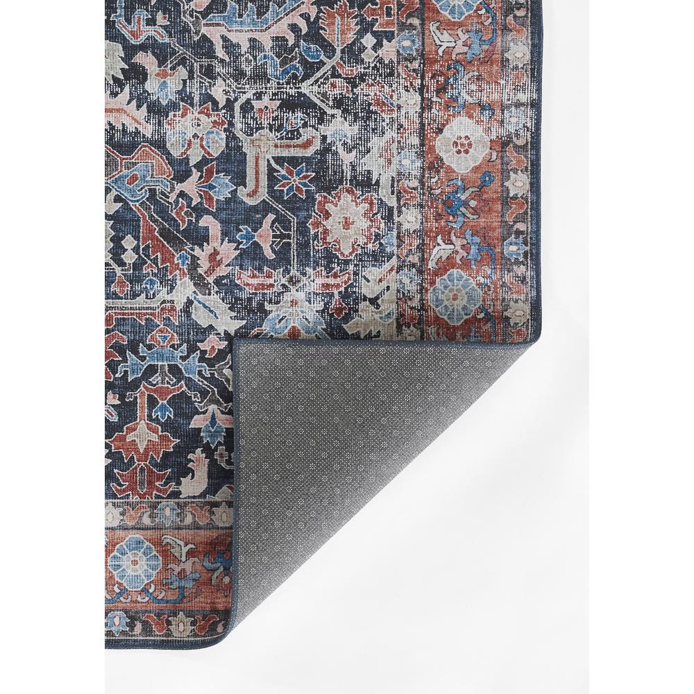 Transitional Rectangle Area Rug, Navy, 2' X 3'. Picture 6
