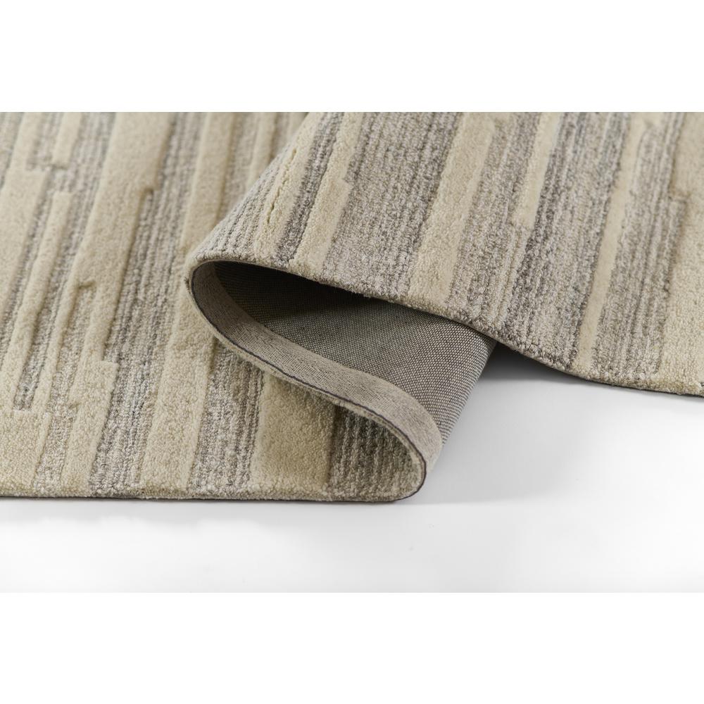 Contemporary Runner Area Rug, Grey, 2'3" X 8' Runner. Picture 6