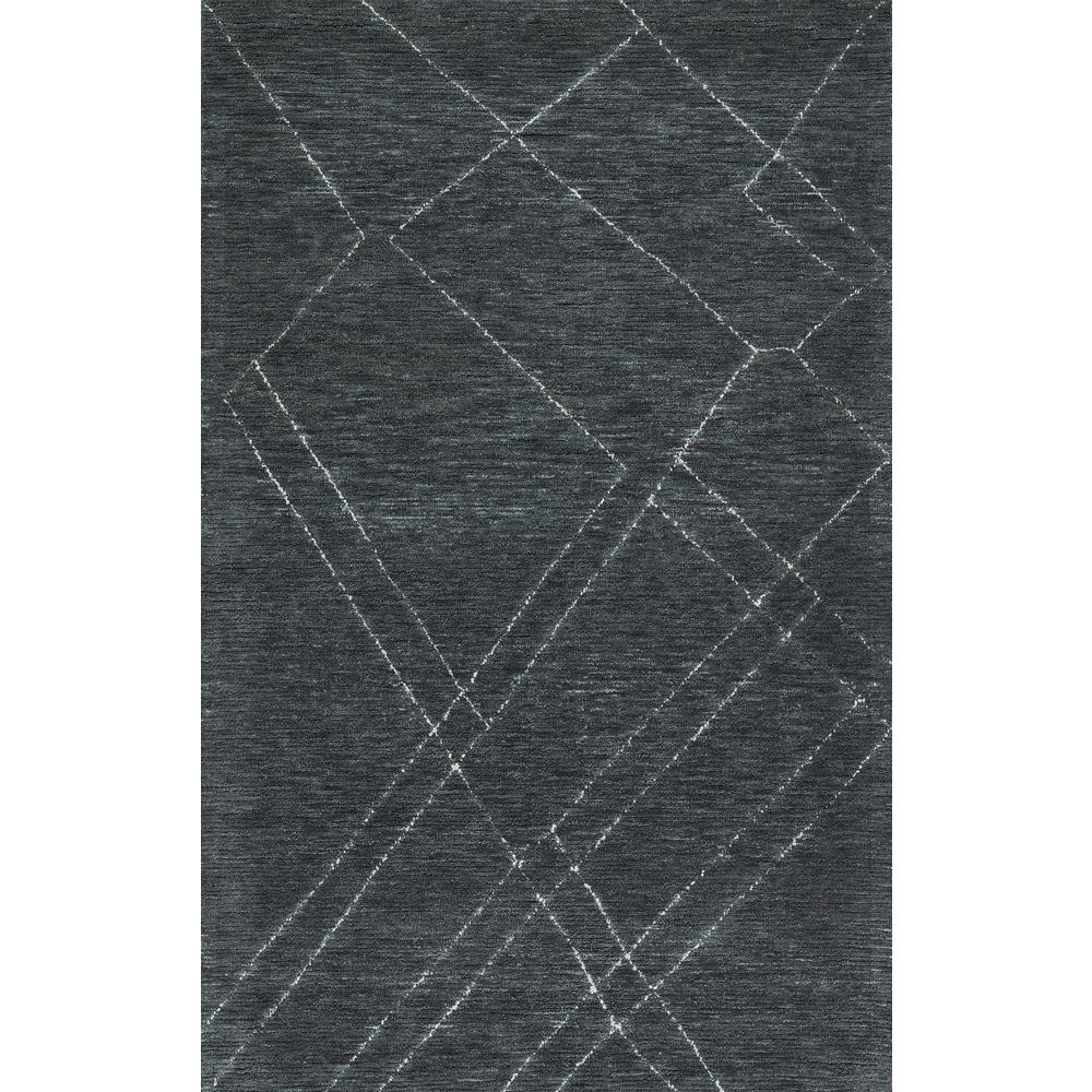 Contemporary Runner Area Rug, Blue, 2'3" X 8' Runner. Picture 1