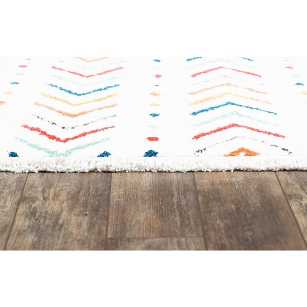 Modern Runner Area Rug, Multi, 2'3" X 7'6" Runner. Picture 3