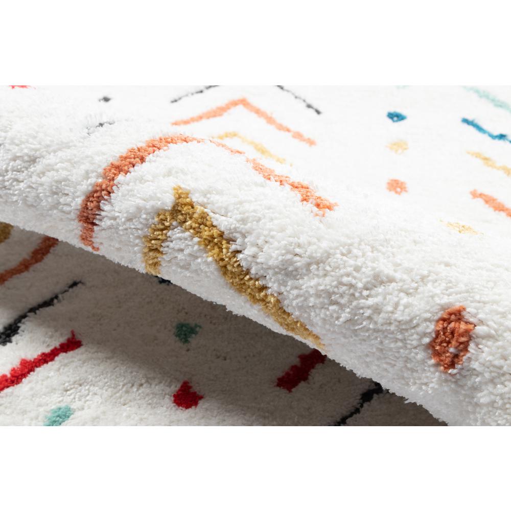 Modern Runner Area Rug, Multi, 2'3" X 7'6" Runner. Picture 4