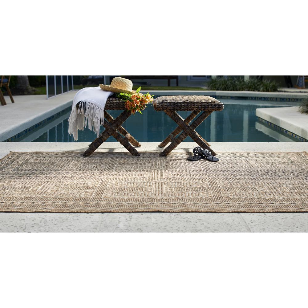 Transitional Runner Area Rug, Natural, 2'7" X 7'6" Runner. Picture 11