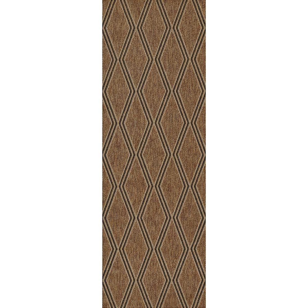 Transitional Runner Area Rug, Natural, 2'7" X 7'6" Runner. Picture 5