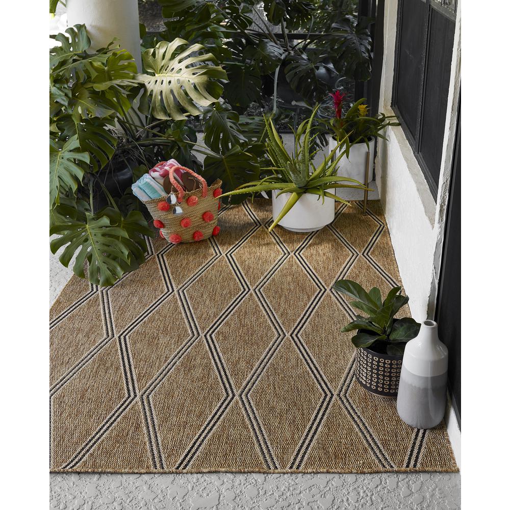 Transitional Runner Area Rug, Natural, 2'7" X 7'6" Runner. Picture 7