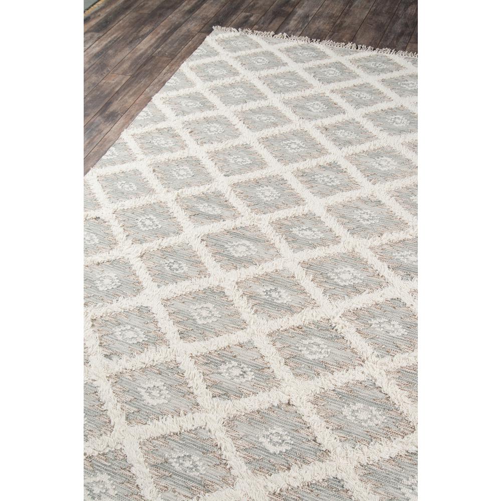 Contemporary Runner Area Rug, Grey, 2'3" X 7'10" Runner. Picture 2