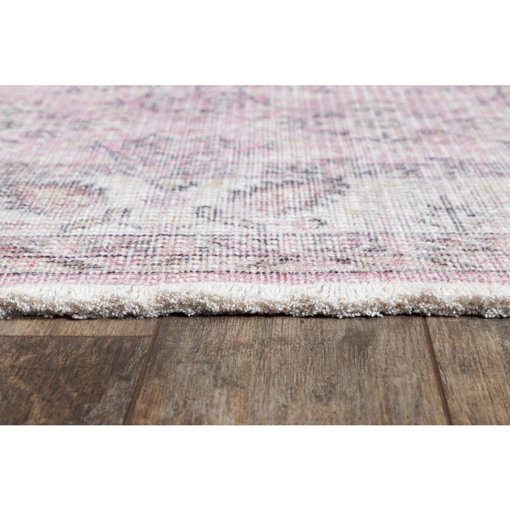 Traditional Runner Area Rug, Pink, 2'6" X 8' Runner. Picture 3