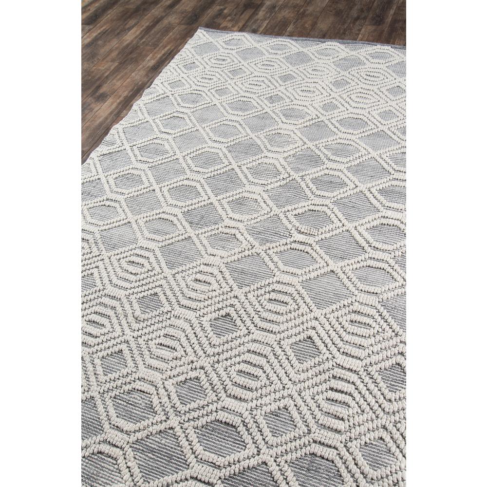 Contemporary Runner Area Rug, Grey, 2'3" X 8' Runner. Picture 2