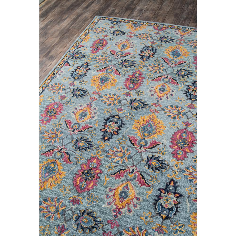 Traditional Runner Area Rug, Blue, 2'3" X 7'10" Runner. Picture 2