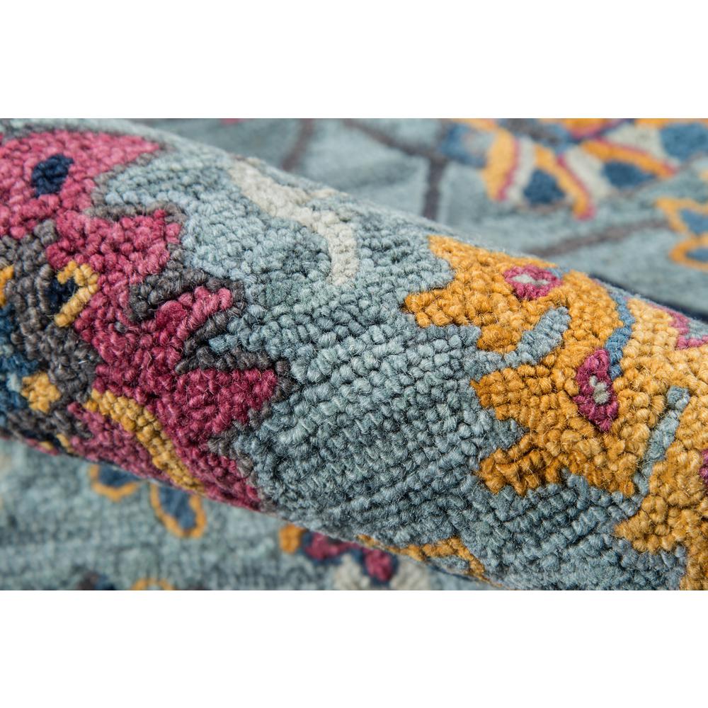 Traditional Runner Area Rug, Blue, 2'3" X 7'10" Runner. Picture 4