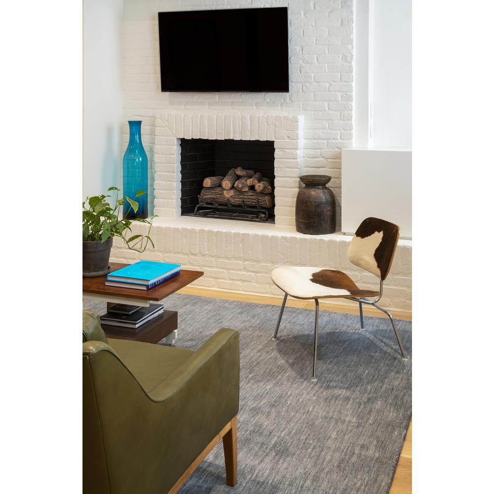 Contemporary Rectangle Area Rug, Blue, 5' X 8'. Picture 11