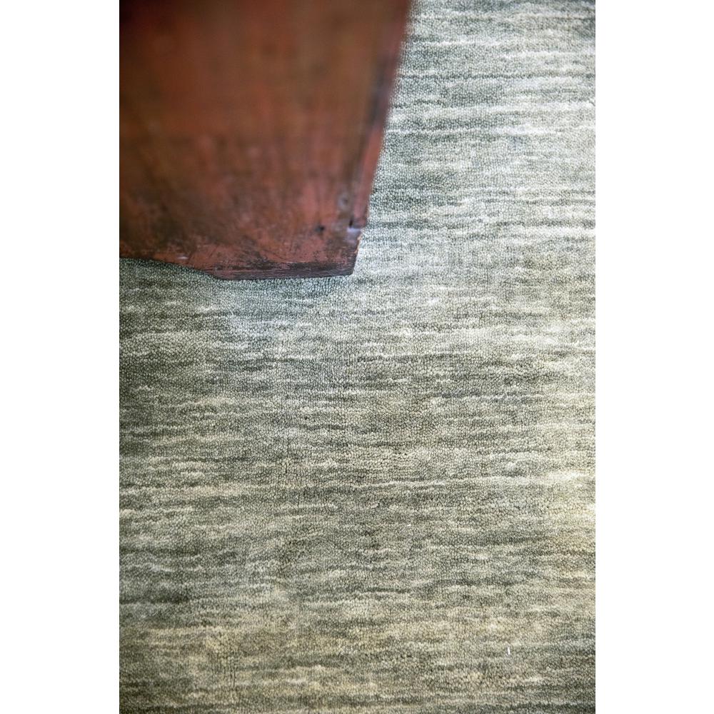 Contemporary Rectangle Area Rug, Green, 5' X 8'. Picture 14