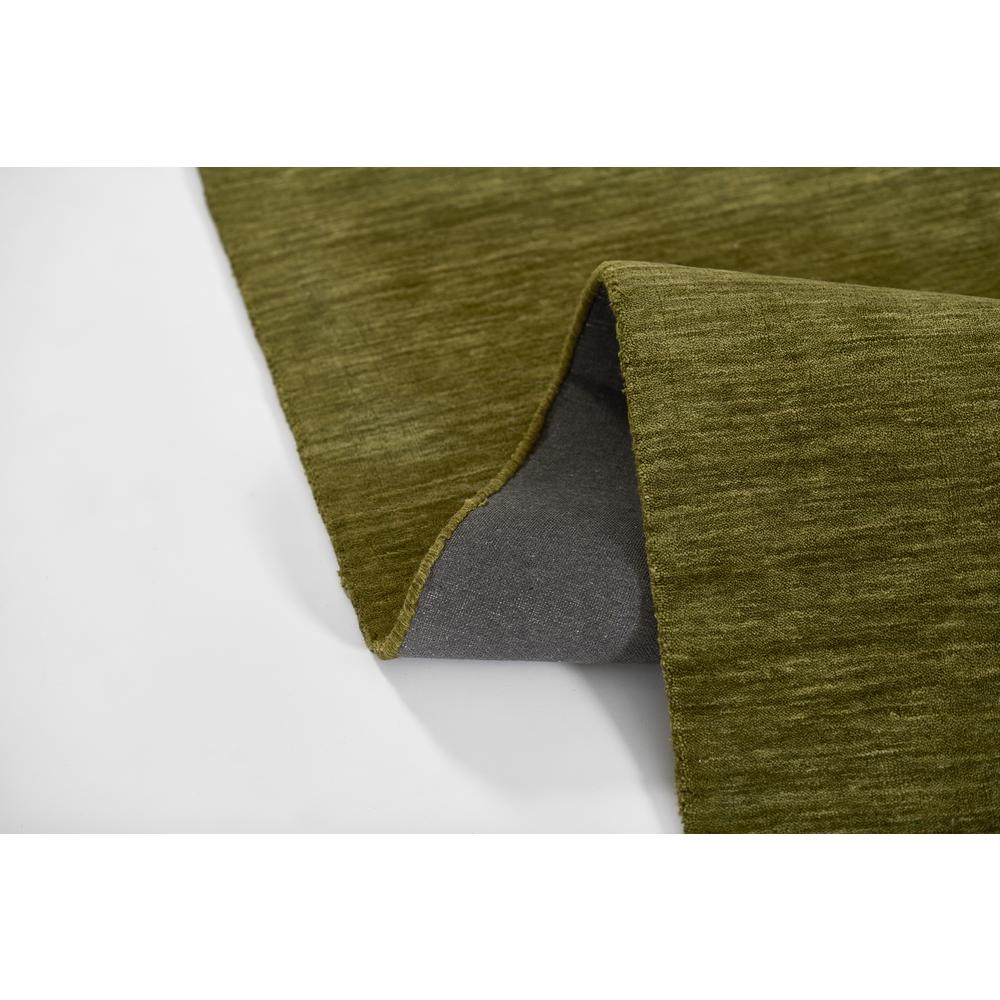Contemporary Rectangle Area Rug, Green, 5' X 8'. Picture 7