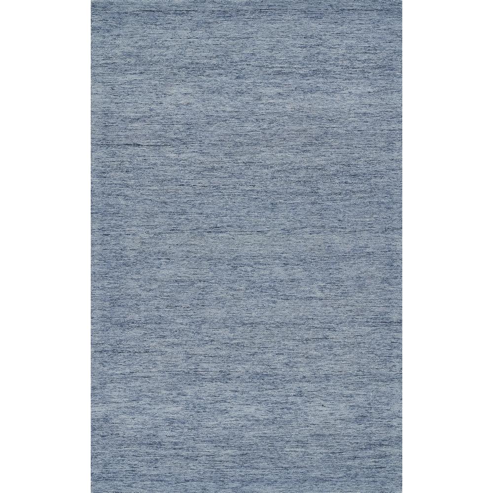 Contemporary Rectangle Area Rug, Denim, 2' X 3'. Picture 1