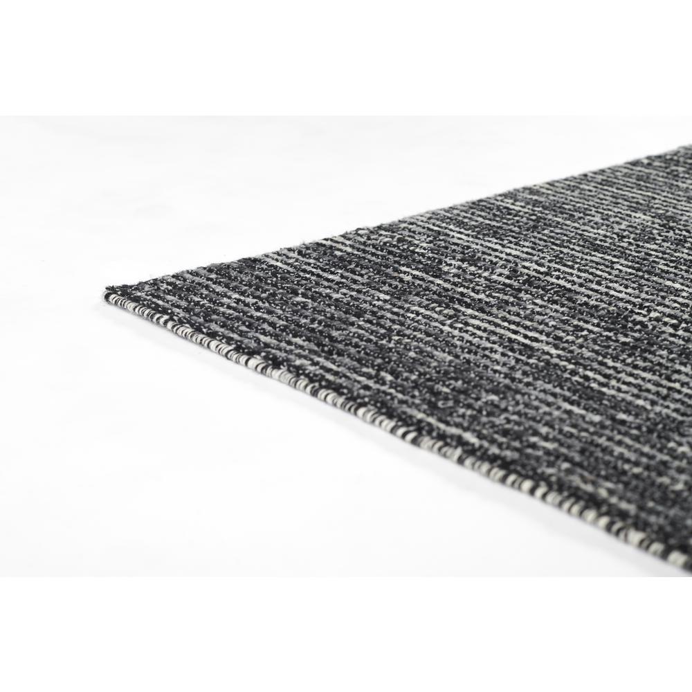 Contemporary Runner Area Rug, Charcoal, 2'3" X 8' Runner. Picture 6