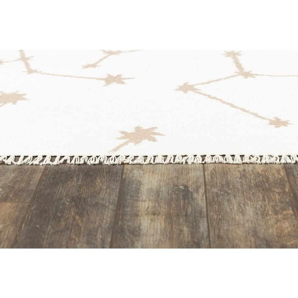 Contemporary Runner Area Rug, Ivory, 2'3" X 8' Runner. Picture 3