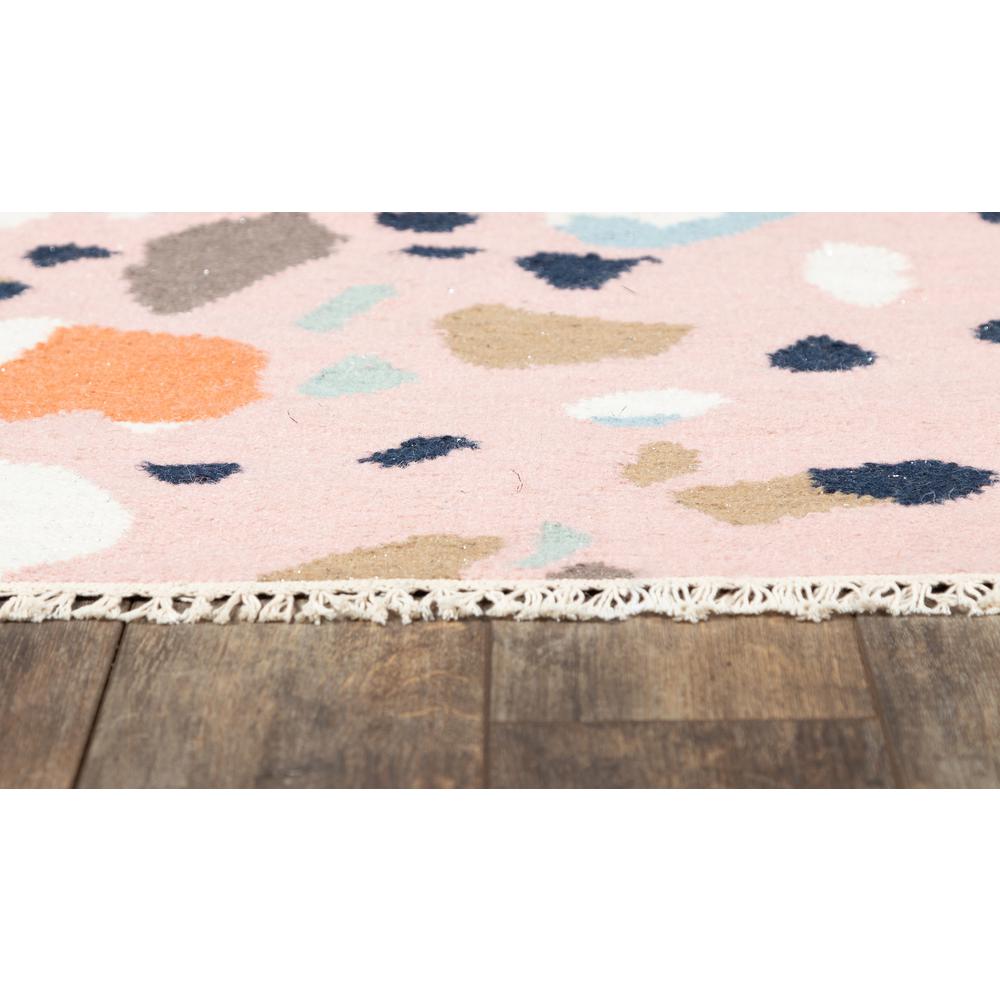 Contemporary Runner Area Rug, Pink, 2'3" X 8' Runner. Picture 3