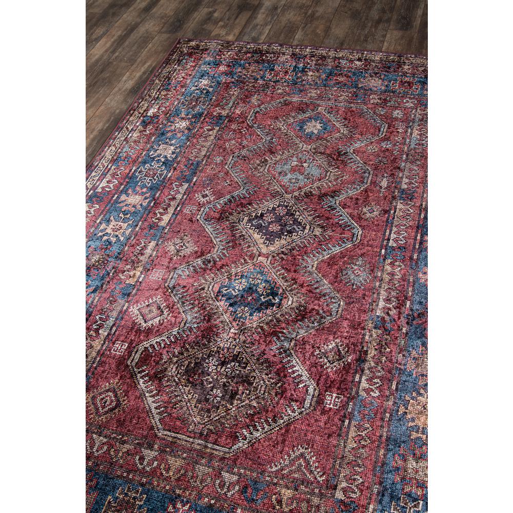 Traditional Runner Area Rug, Burgundy, 2'3" X 8' Runner. Picture 2