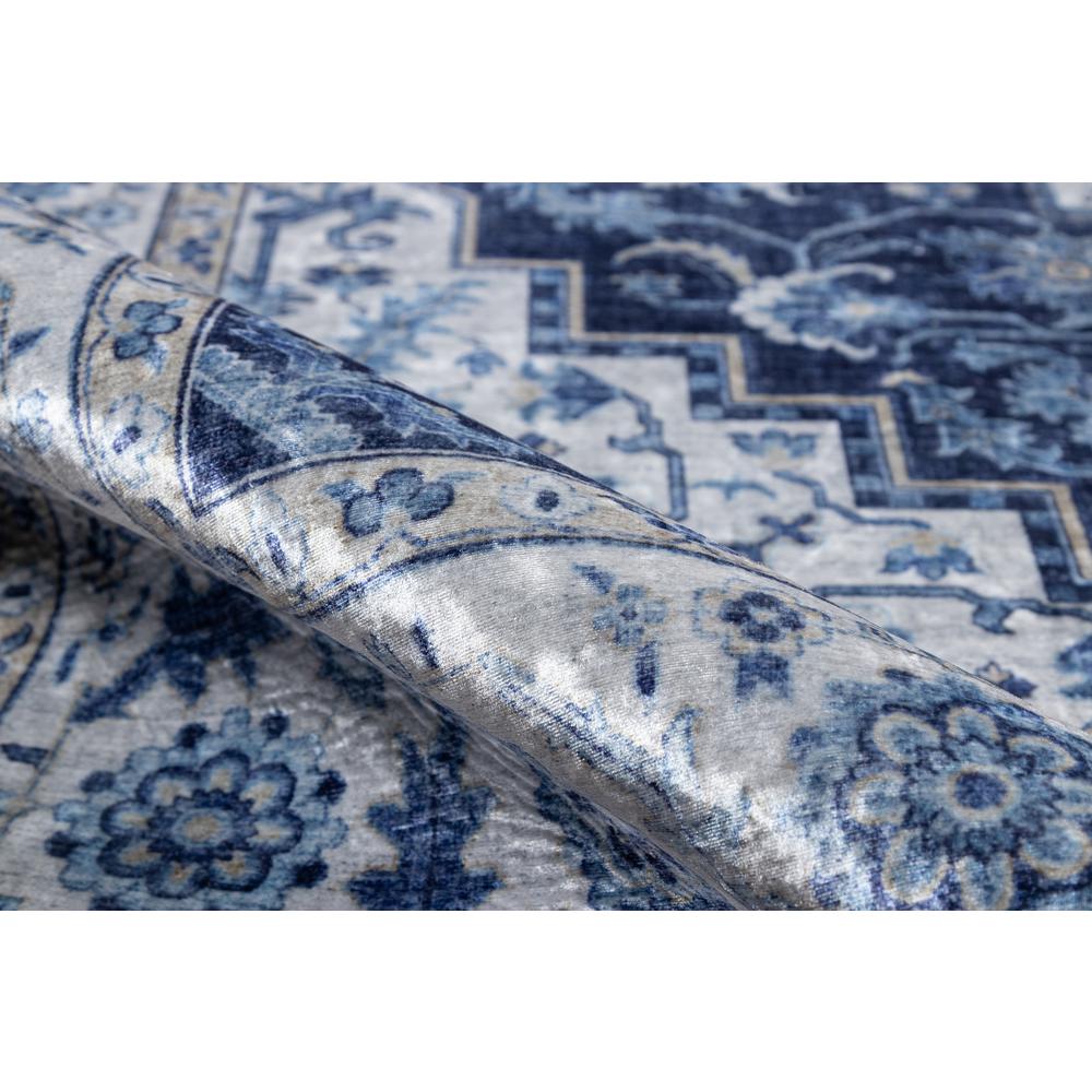 Traditional Runner Area Rug, Blue, 2'3" X 8' Runner. Picture 4