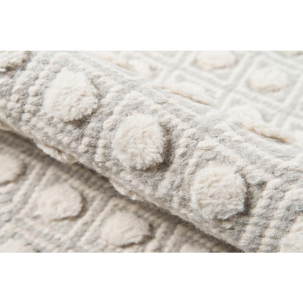 Modern Rectangle Area Rug, Grey, 3'9" X 5'9". Picture 4