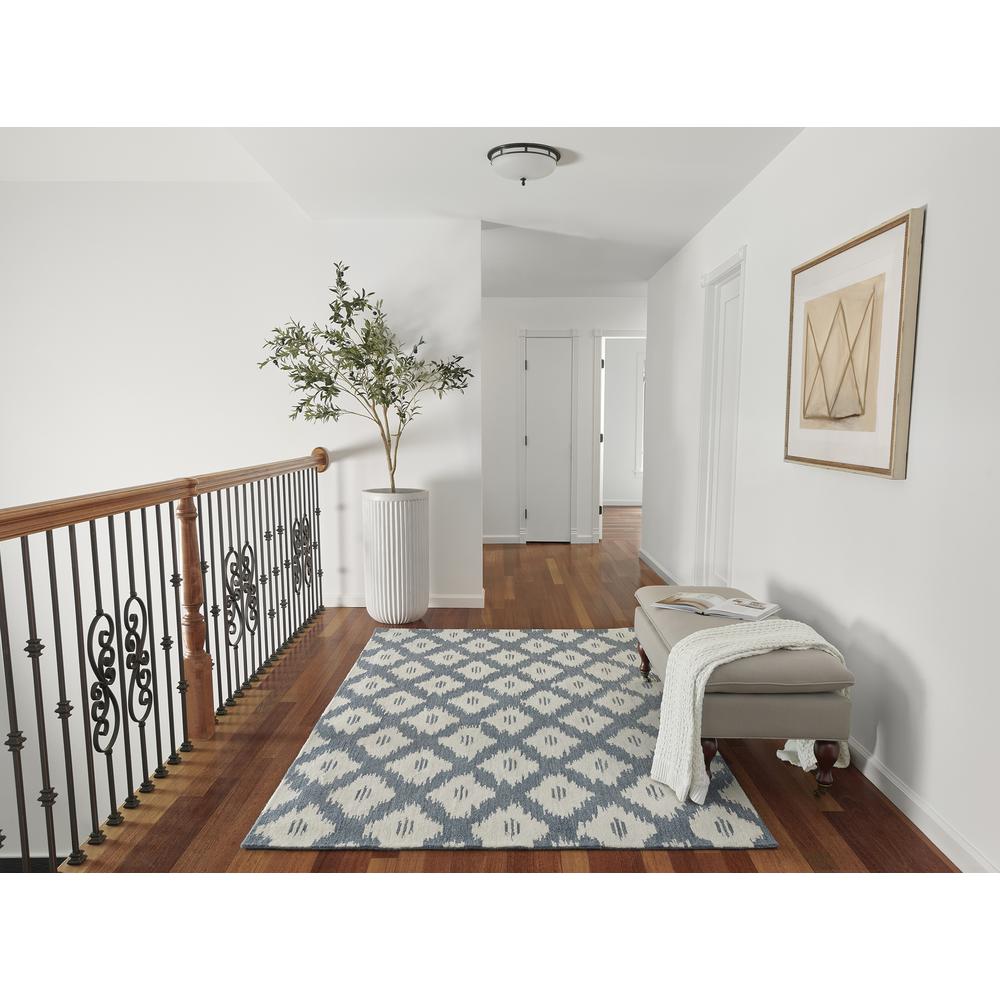 Transitional Runner Area Rug, Slate, 2'6" X 8' Runner. Picture 8