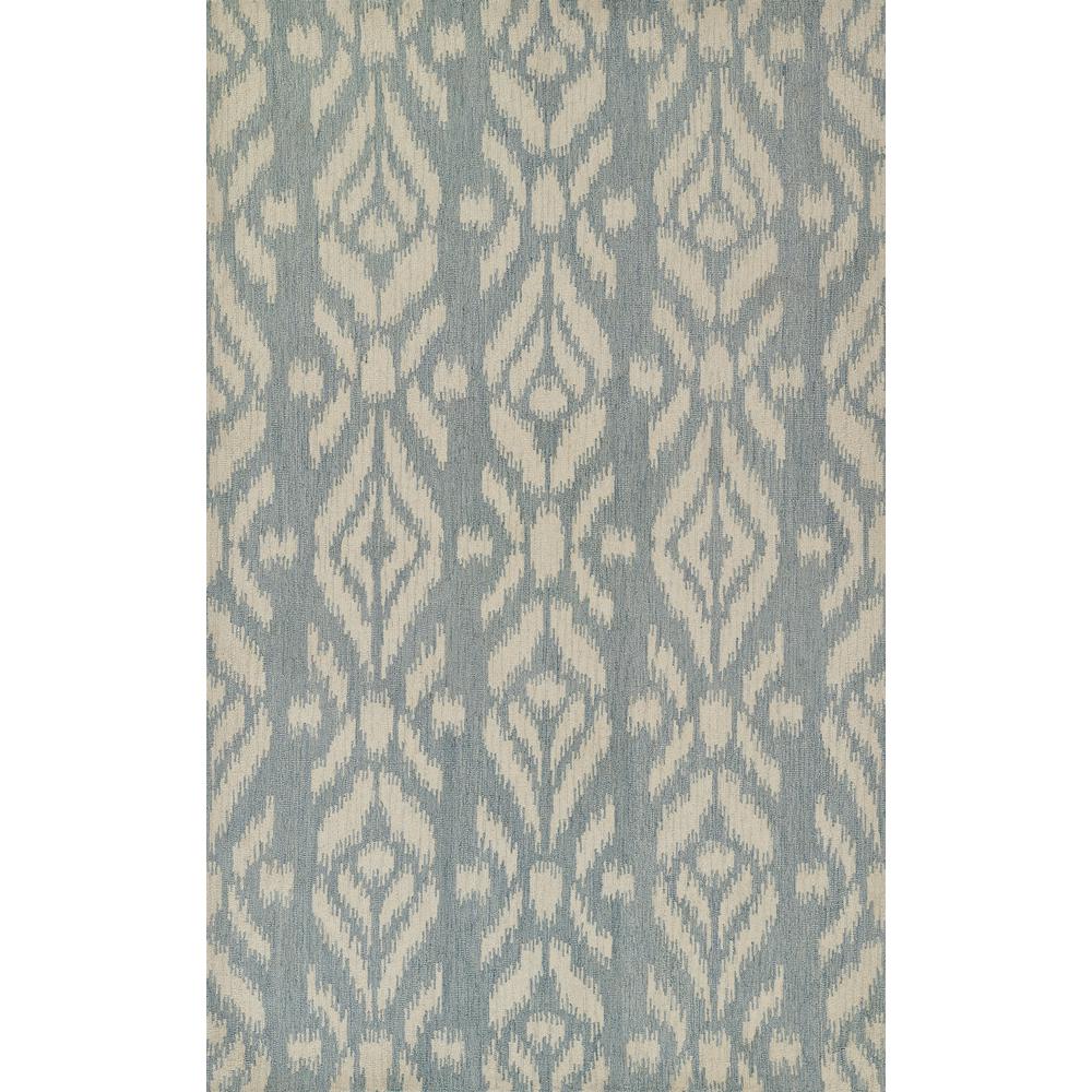 Transitional Runner Area Rug, Light Blue, 2'6" X 8' Runner. Picture 1