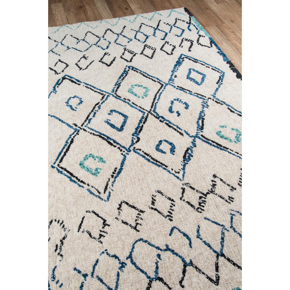 Contemporary Runner Area Rug, Ivory, 2'3" X 8' Runner. Picture 2