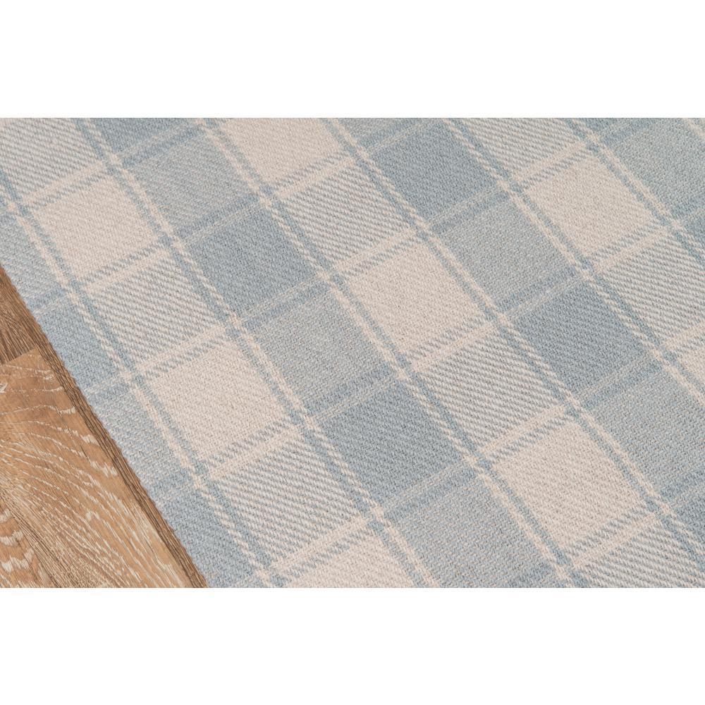 Modern Runner Area Rug, Light Blue, 2'3" X 8' Runner. Picture 3