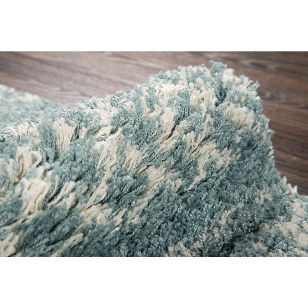 Contemporary Runner Area Rug, Blue, 2'3" X 7'6" Runner. Picture 4
